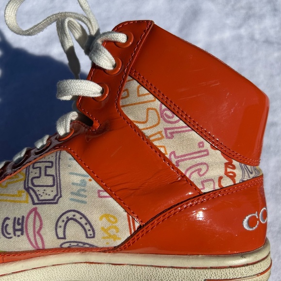 Coach Norra Orange Shoes - Picture 4 of 6